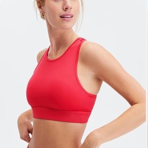 Fabletics Red Sports Bra